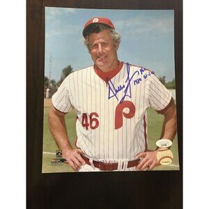 Dallas Green Phillies Autograph Signed 8x10 Photo 1980 WSC Authenticated JSA